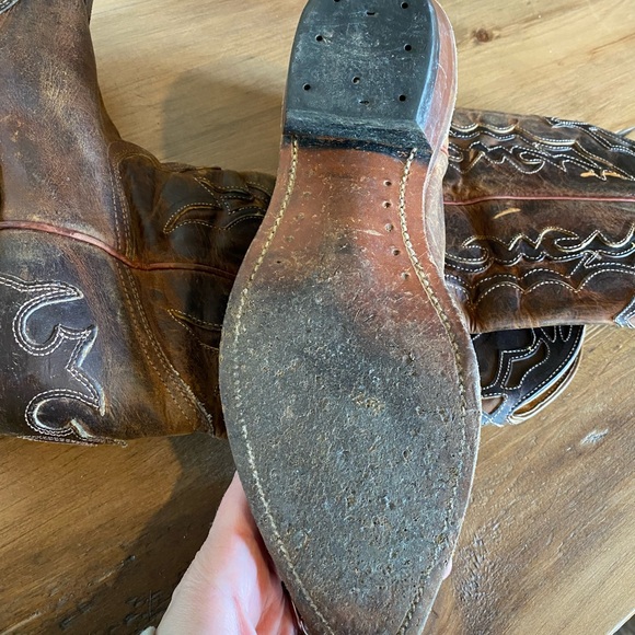 Boulet leather cowboy boots - Picture 2 of 3